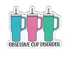 Small Flex Magnet - OCD - Obsessive Cup Disorder - Gift Shoppe >> Magnets - by Sticker Cabana