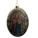 Stained Glass Style Holy Family Mary and Jesus Ornament