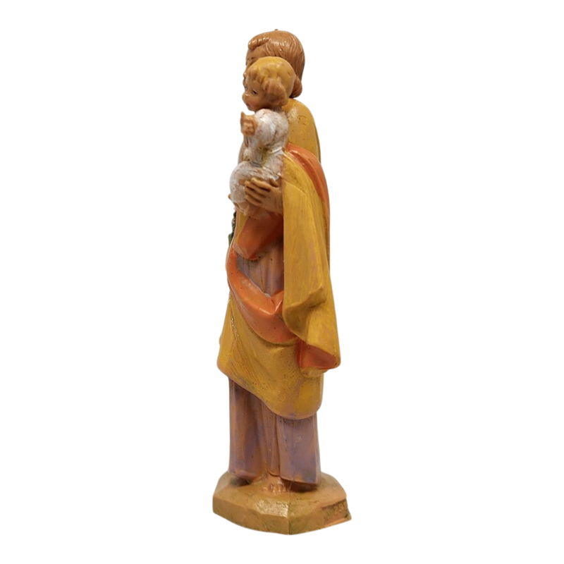 St Joseph with Child Nativity Figurine - 5 Inch Scale