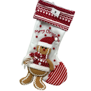 White Gingerbread Dangling Legs Stocking - Christmas >> Stockings - by Season's Design