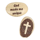 Pocket Fingerprint Faith Token - God Made Me Unique
