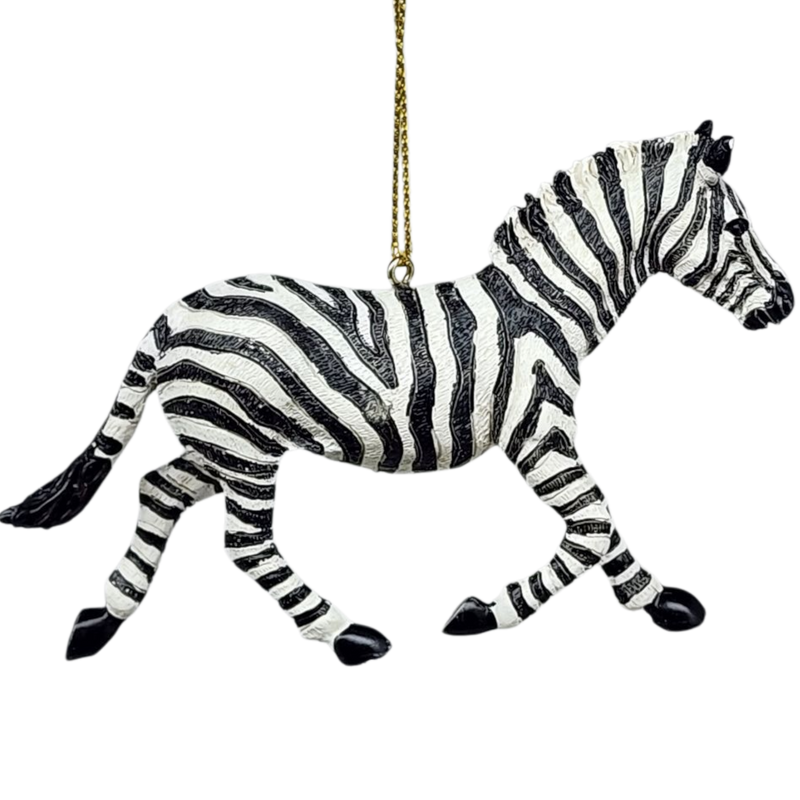 Safari Animal Ornament - Zebra