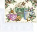 Merry and Bright Holiday Beverage Country Christmas Card Collection