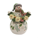 The Opal & Moss Snowman Figurine - Christmas >> Figurines >> Jim Shore - by Jim Shore