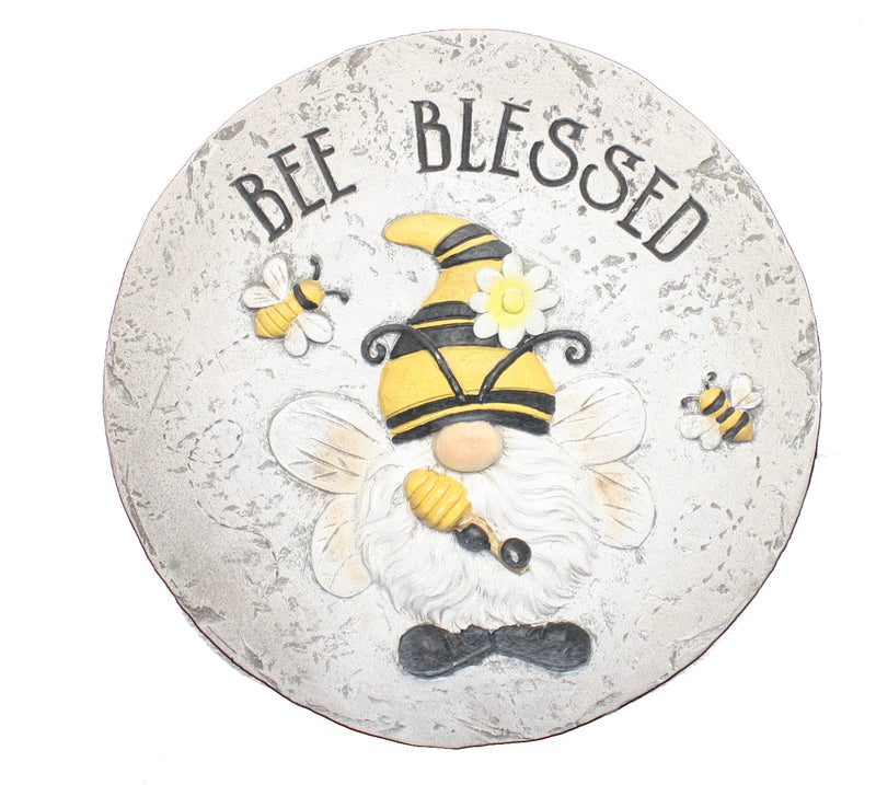Cement Bee Gnome Stepping Stone - - The Country Christmas Loft