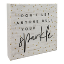 Small Talks Sign - Dull Sparkle