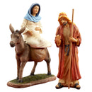 The Holy Family - Traveling to Bethlehem - 10 Inch Scale