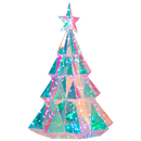 USB Lighted Holographic Holiday Tree with Remote Control - 25 Inch