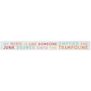 16 inch Shelf Sitter Sign - Mind Junk Drawer - Paintings and Prints - by Sincere Surroundings