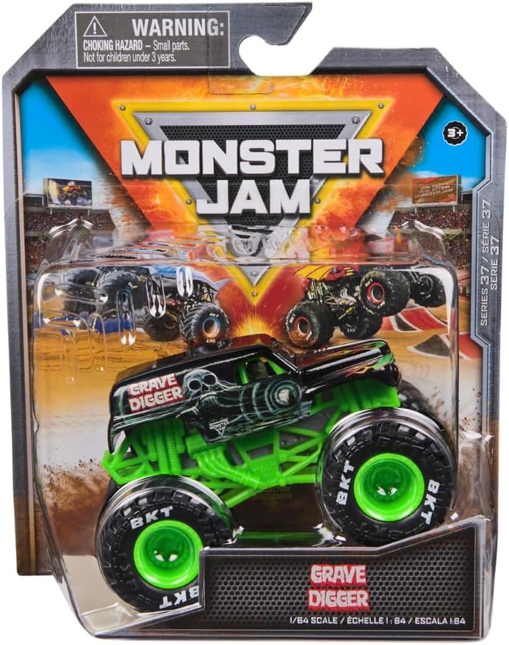 Monster Jam Official 1:64 Scale Monster Truck -  Grave Digger