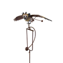 Small Owl Balance Rocker Garden Stake – 52” - Home & Living >> Garden - by Red Carpet Studios
