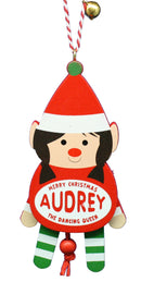 Dancing Wooden Ornament (A - D) -