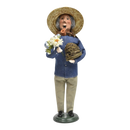 Gardening Man with Pipe