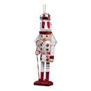 Hollywood 6 inch Wooden Nutcracker - Gift Hat Red/White - Christmas >> Ornaments >> Nutcrackers - by Kurt Adler