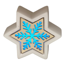 Color Changing Dolomite & Wood Decor - Snowflake - Christmas >> Decor - by Gerson