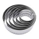 Double Sided Biscuit Cutter Stainless Steel 6 Piece Set - Cookie Cutters - by R&M International - view 2