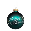 Krebs Value Glass Ornament 4 pack - Red/Green Merry Christmas - Christmas >> Ornaments >> Glass - by Christmas By Krebs - vie