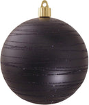 4.75" (120mm) Commercial Shatterproof Ball Ornament - Soot Black with Tangles - Christmas >> Ornaments >> Shatterproof - by C