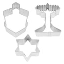 Jewish Holiday 3 Piece Cookie Cutter Set - Cookie Cutters - by R&M International - view 2