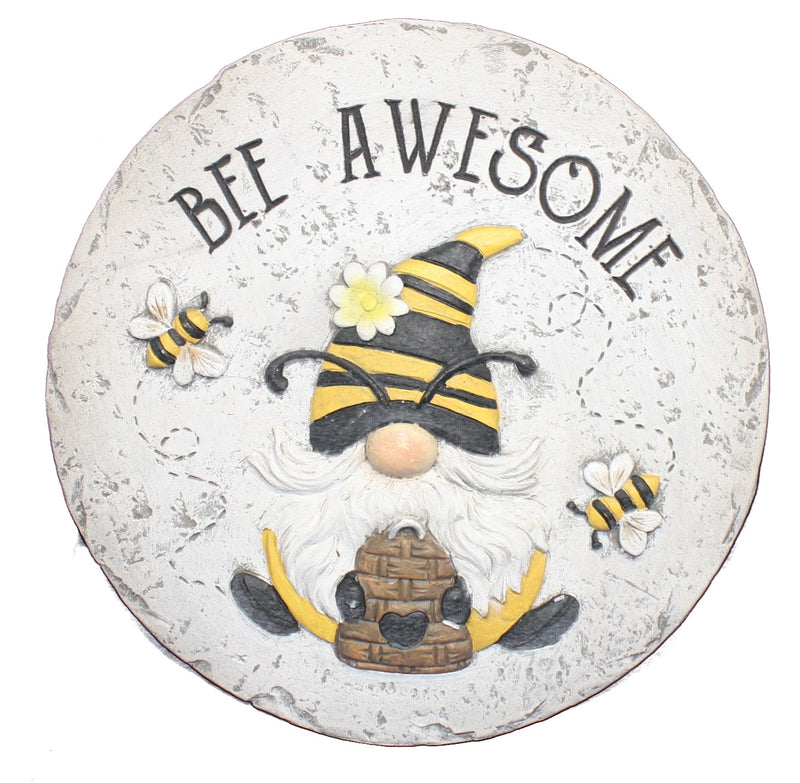 Cement Bee Gnome Stepping Stone - - The Country Christmas Loft
