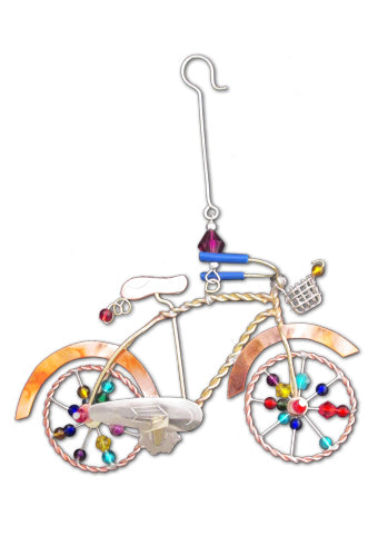 Vintage Bicycle - Metal Ornament - The Country Christmas Loft
