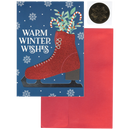 Premium Christmas Card - Warm Winter Wishes