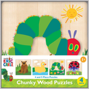Eric Carle Chunky Wood Puzzles - Kids 4 Pack - Toy Shoppe >> Puzzles - by Masterpiece Puzzle