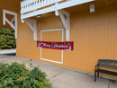 Merry Christmas Buffalo Plaid 10 foot Banner (Red & Black)