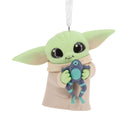 Star Wars: The Mandalorian Grogu With Frog Ornament