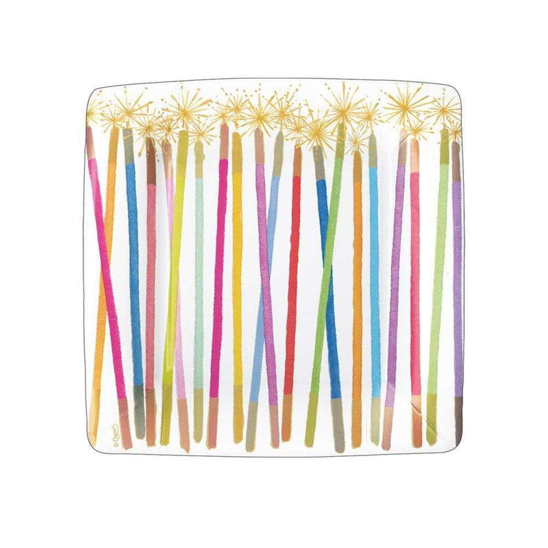 Caspari Candles Paper Goods - Salad/Desert Plate