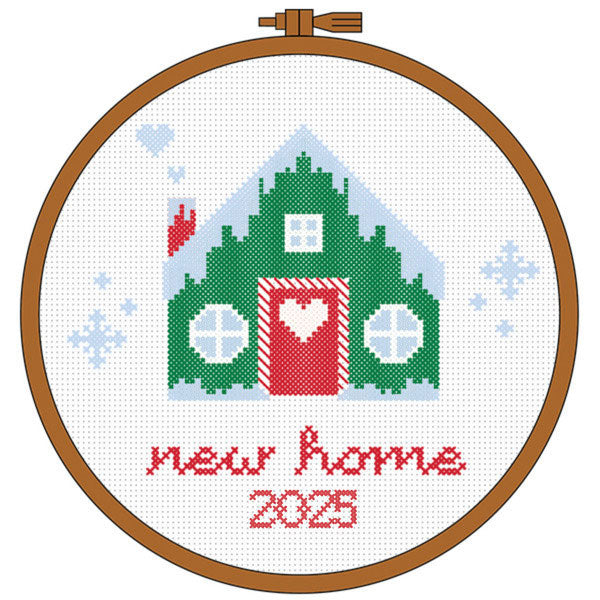 New Home Cross-Stitch 2025 Hallmark Ornament