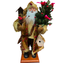 Cardinal and Berries Santa - 20"