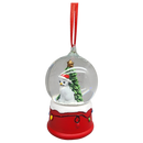 Charming Kitty Snow Globe Ornament - Grey Cat