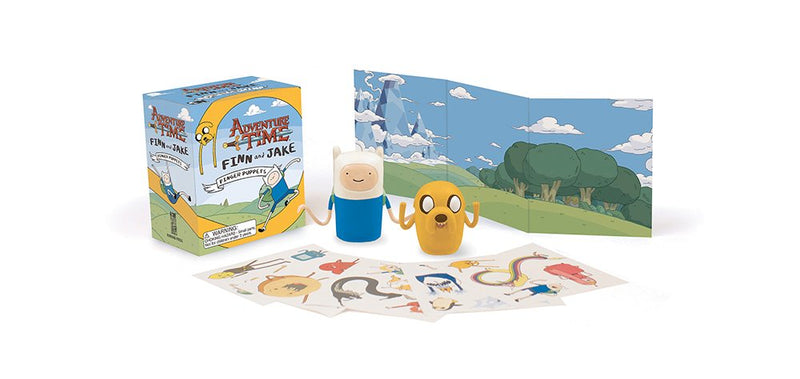 Adventure Time Finn and Jake Finger Puppet Mini Kit - The Country Christmas Loft