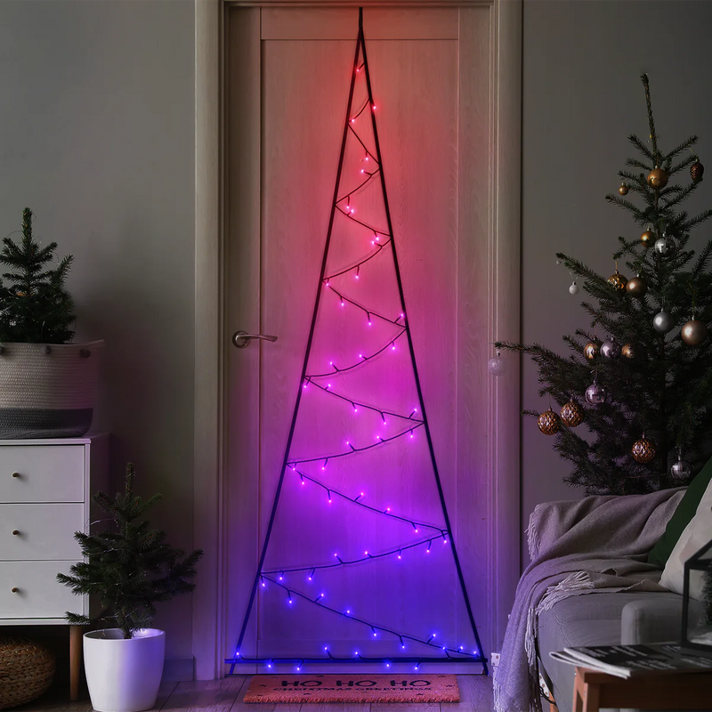 Twinkly 70-Light RGB LED 2D Light Tree (Generation II) - The Country Christmas Loft