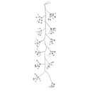 Silver Bark Multicolored Fairy Light Garland - 6 Feet Long - Christmas >> Lighting - by Kurt Adler