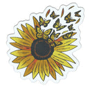 Large Flex Magnet - Sunflower and Butterflies - Gift Shoppe >> Magnets - by Sticker Cabana