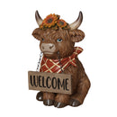 Welcome to the Cow-ntyside: Harvest Highland Cow - Gift Shoppe >> Figurines - by Gerson