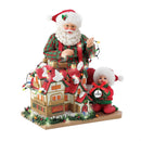 Holiday Lights Santa - Christmas >> Figurines >> Santa Claus - by Possible Dreams