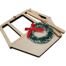 Wood Holiday Gondola Garland - 77 Inches long