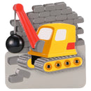 Crane with Wrecking Ball Ornament