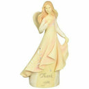 Enesco Foundations Thank You Mini Angel Figurine, 4-1/4-Inch