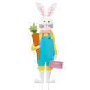 Metal Easter Bunny Yard Stake - - Holidays >> Easter - by Gerson - view 2