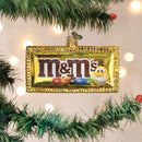 Peanut M&M's Glass Ornament