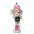 Pink And White Nutcracker Ornament - Set Of 5