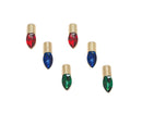 Colorful Holiday Crystal Bulbs Trio Earrings