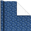 Festive Collage on Navy Hanukkah Wrapping Paper Roll