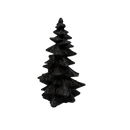 Black Resin Halloween Tree 6 3/4 Inches Tall - Holidays >> Halloween - by Gerson