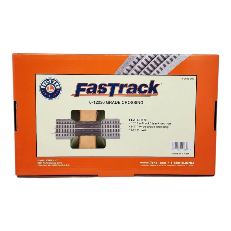 O-Gauge FasTrack  O36 Grade Crossing