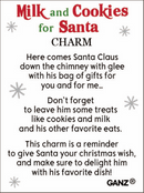 Milk and Cookies for Santa Charm